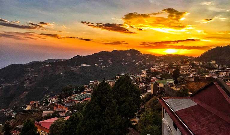 Mussorie evening view