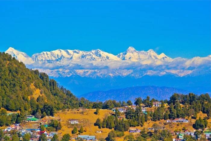 Mountain view from bhimtal